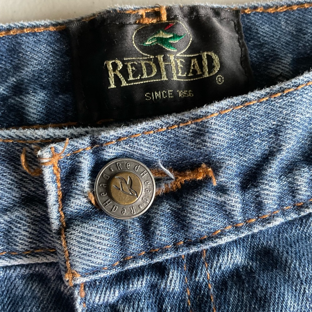 RedHead Classic Fit Blue Denim Jeans 40x30 Men’s Straight Leg Bass Pro Shops